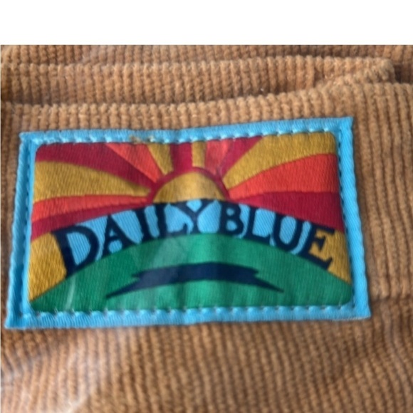 DAILY BLUE Boost Corduroy in Mud High Rise Button Fly Jeans  NEW $313 AG - Picture 12 of 15